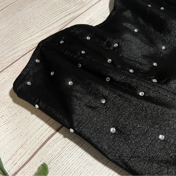 Better B. Embellished Strapless Ruched Party Dress - Picture 3 of 14